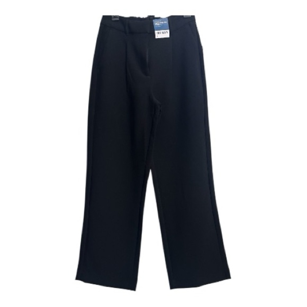 Old Navy Womens's Taylor WideLeg Trouser Small Black Extra High Rise Classic New